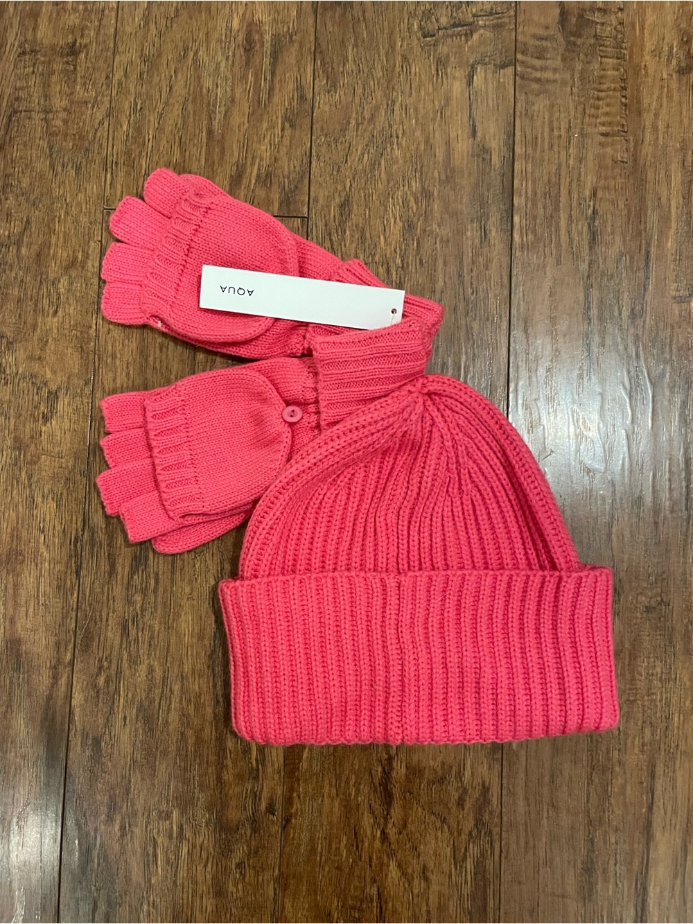 Aqua Gloves & Mitten Set
